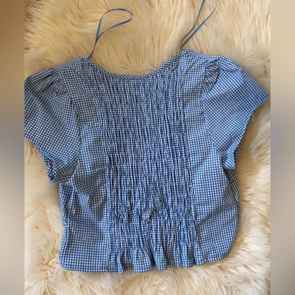 Checkers cropped top - Picture 2 of 2